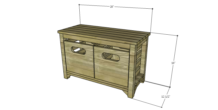 DIY Plans to Build a Dylan Storage Bench