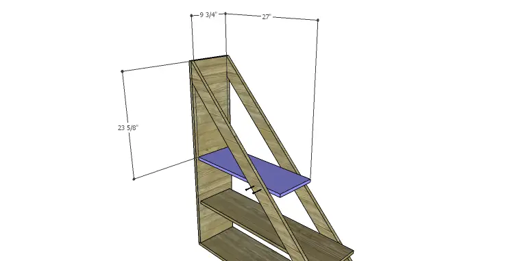 DIY Plans to Build a Henry Bookcase_Shelf 2