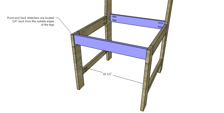 DIY Plans to Build a Global Market Chair_Front & Back Stretchers