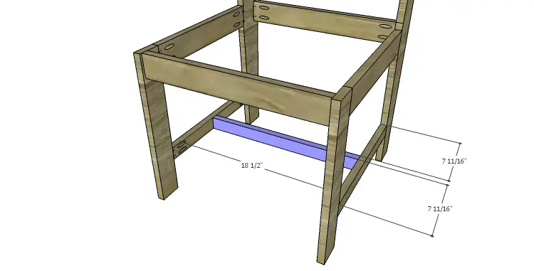 DIY Plans to Build a Global Market Chair_Lower Stretcher