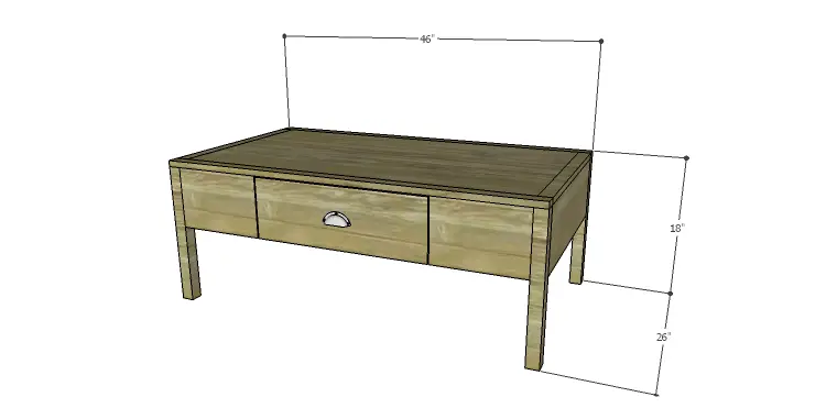DIY Plans to Build a Morgan Coffee Table