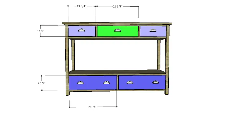 DIY Plans to Build an Edinburgh Console Table_Drawer Fronts