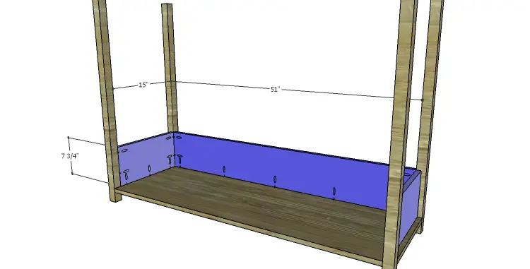 DIY Plans to Build an Edinburgh Console Table_Lower Sides & Back