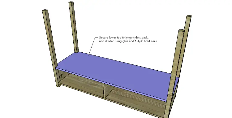 DIY Plans to Build an Edinburgh Console Table_Lower Top