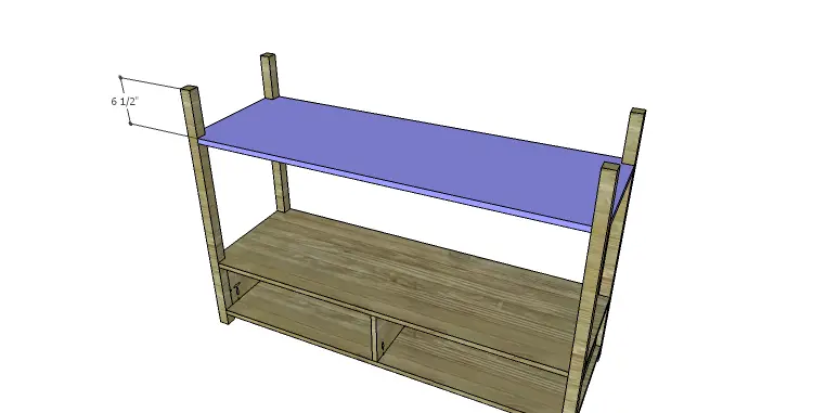DIY Plans to Build an Edinburgh Console Table_Upper Bottom