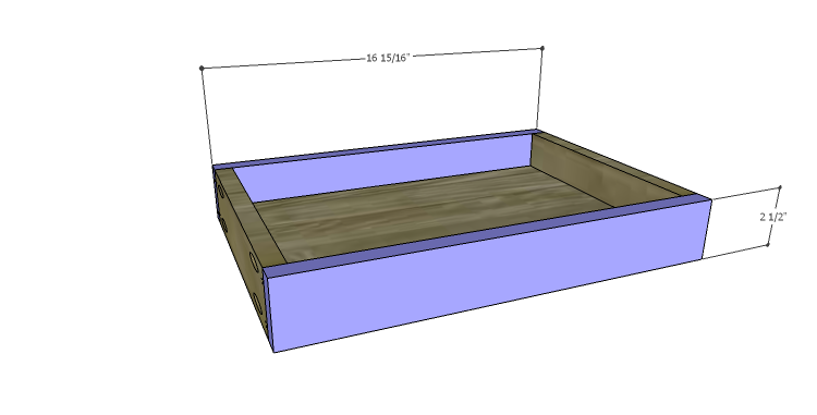 DIY Plans to Build a Tuscana Console Table_Center Drawer FB