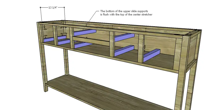 DIY Plans to Build a Tuscana Console Table_Drawer Slide Supports