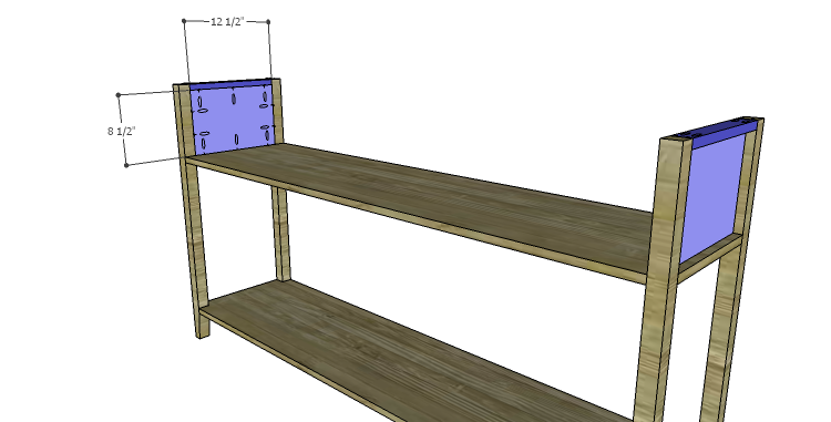 DIY Plans to Build a Tuscana Console Table_Sides