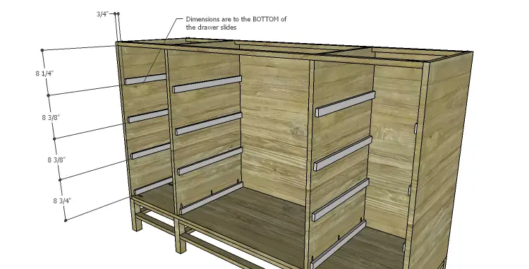 DIY Plans to Build a Serenity Dresser_Drawer Slides