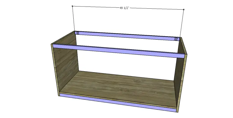 DIY Plans to Build a Piedmont Media Console_Stretchers & Supports