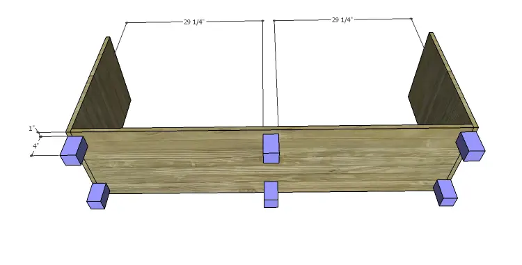 DIY Plans to Build a Slat-Door Sideboard_Feet