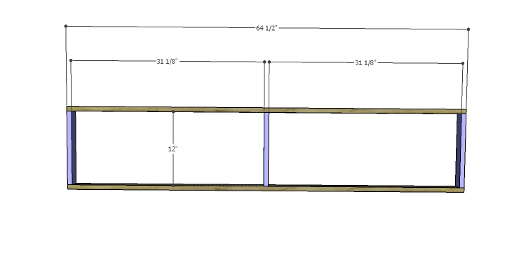 DIY Plans to Build a Slat-Door Sideboard_Shelf Frame 1