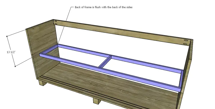 DIY Plans to Build a Slat-Door Sideboard_Shelf Frame 2