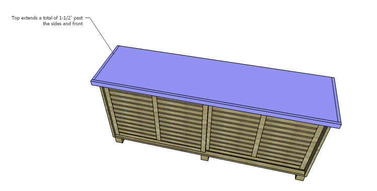 DIY Plans to Build a Slat-Door Sideboard_Top 3