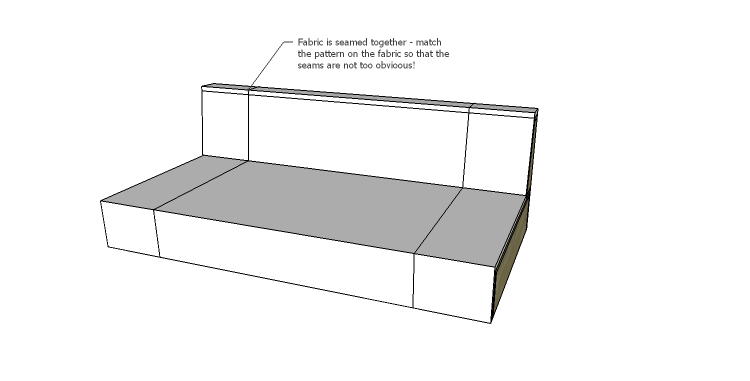 DIY Plans to Build a Carlsbad Sofa_Back Fabric