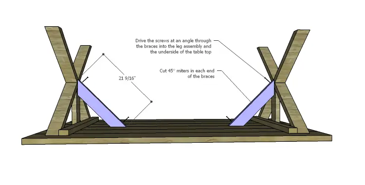 DIY Plans to Build a Shenandoah Table_Braces