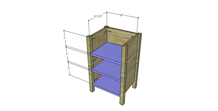 DIY Plans to Build a Pickett End Table_Shelves