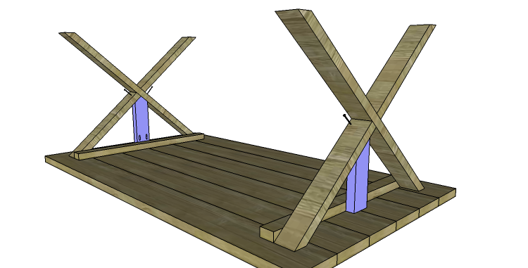 DIY Plans to Build a Shenandoah Table_Vertical Braces
