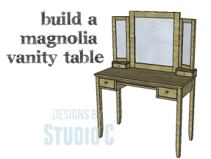 Easy DIY: Build a Magnolia Vanity Table
