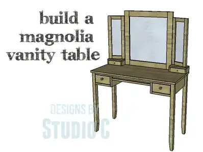 Diy Plans To Build A Magnolia Vanity Table