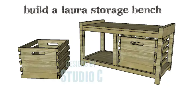 Laura storage bench