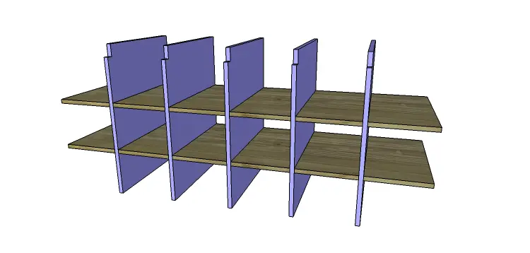 DIY Plans to Build a Maxwell Shoe Storage Bench_Cubbies 2