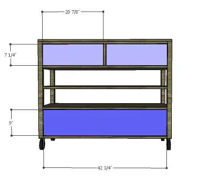 DIY Plans to Build a River Crest Media Chest_Drawer Fronts