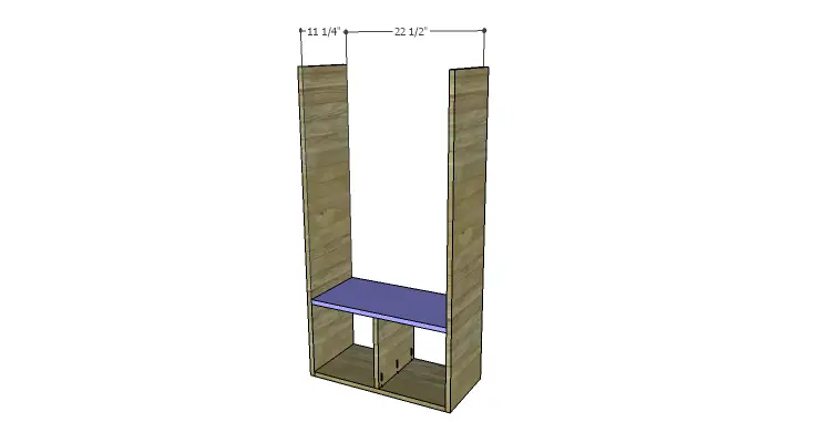DIY Plans to Build a Rolling Storage Cubby_Shelves 1