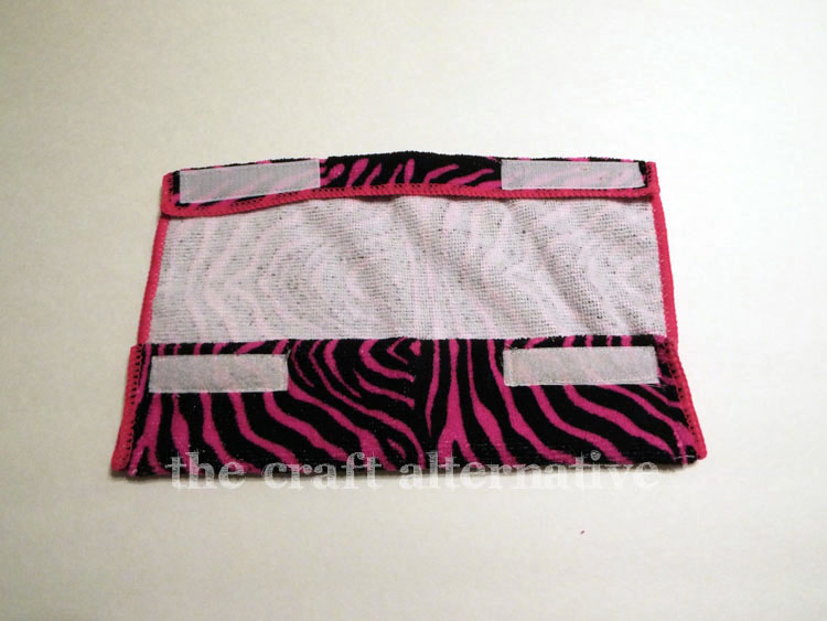 How to Make a Reusable Cloth for a Dry Floor Sweeper make a pocket on the opposite side