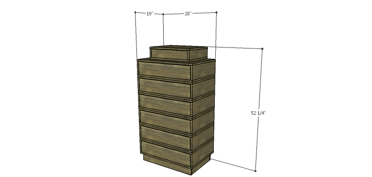 DIY Plans to Build the Ava Chest of Drawers