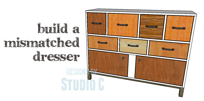 DIY Plans to Build a Mismatched Dresser_Copy