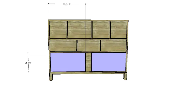 DIY Plans to Build a Mismatched Dresser_Doors