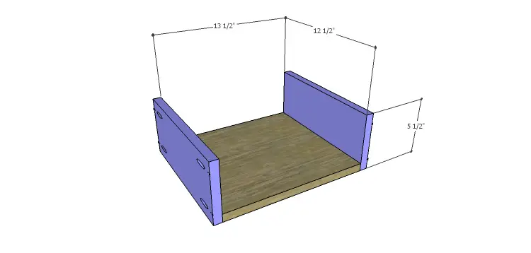 DIY Plans to Build a Mismatched Dresser_Drawer 3 BS
