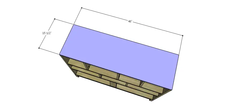 DIY Plans to Build a Mismatched Dresser_Top