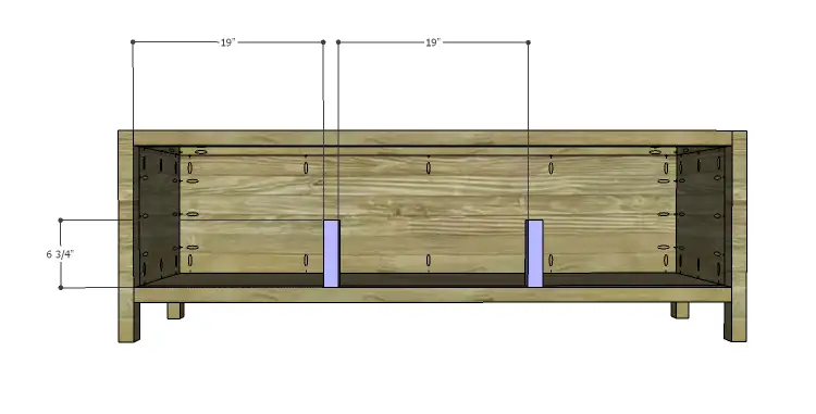 DIY Plans to Build a Jamie Media Console_Drawer Dividers