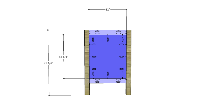 DIY Plans to Build a Jamie Media Console_Sides