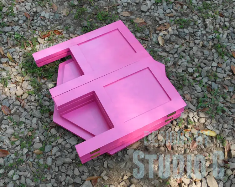 DIY Plans to Build a Folding Hexagon Table SANY2631