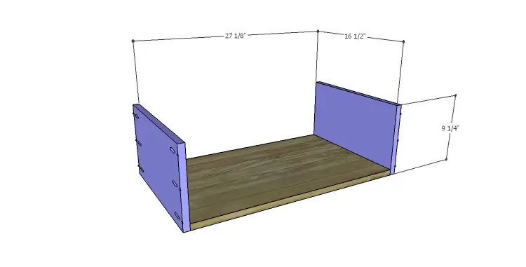 DIY Plans to Build a Forester Sideboard_Drawer BS