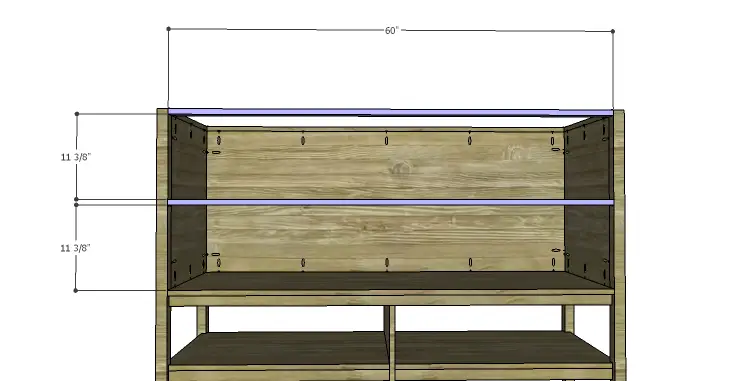 DIY Plans to Build a Forester Sideboard_Front Stretchers