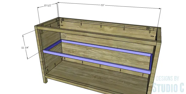 DIY Plans to Build a Mosaic Cabinet_Shelf Frame