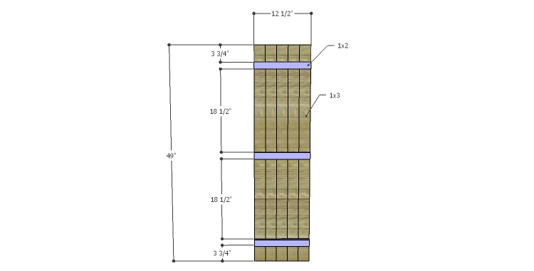 DIY Plans to Build a Shuttered Chalkboard_Doors 1