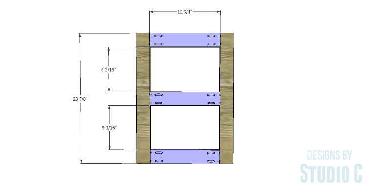 DIY Plans to Build a Connor Media Console_Door Frame