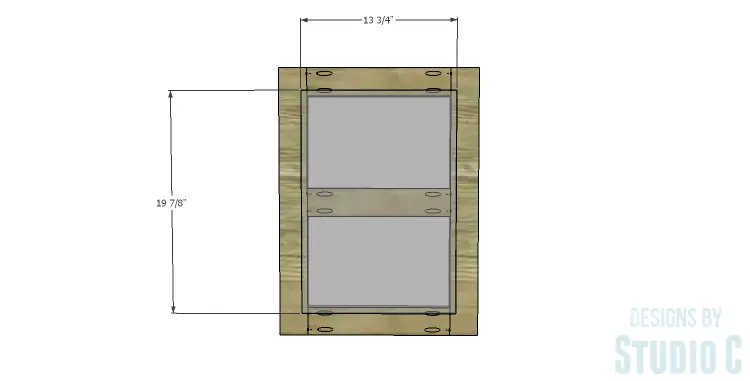 DIY Plans to Build a Connor Media Console_Door Panel