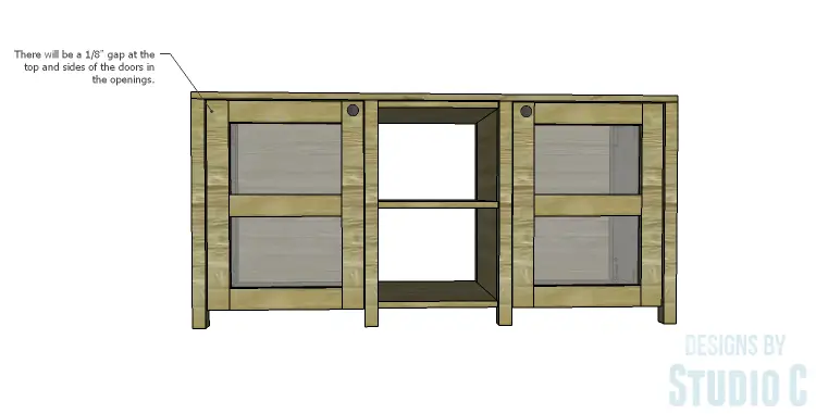 DIY Plans to Build a Connor Media Console_Doors