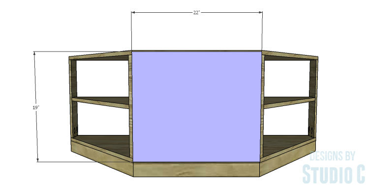 DIY Plans to Build a Rushton Media Stand_Back Center Panel