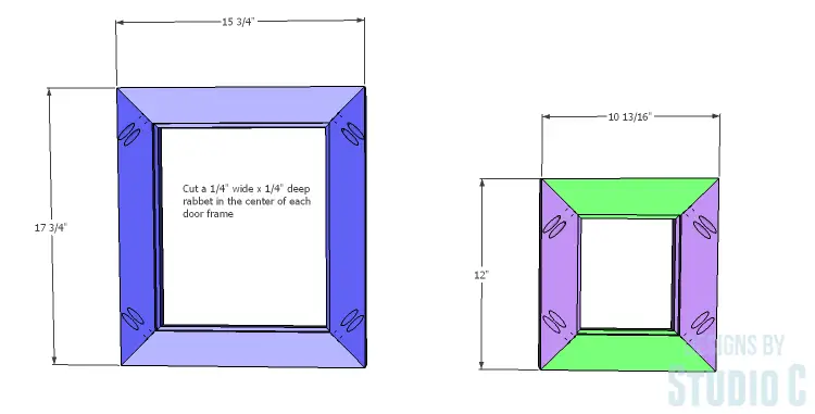 DIY Plans to Build a Rushton Media Stand_Door Frames