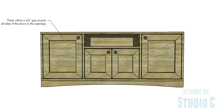 DIY Plans to Build a Rushton Media Stand_Doors