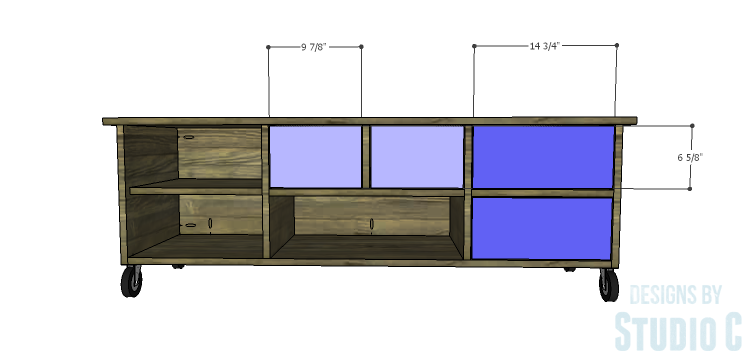 DIY Plans to Build an Ironton Media Console_Drawer Fronts
