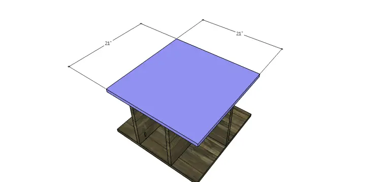 DIY Plans to Build a Warner Storage Shelf_Middle Shelf