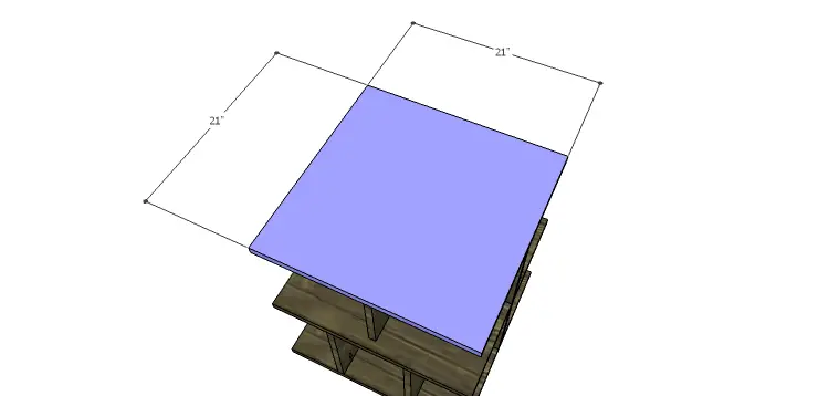 DIY Plans to Build a Warner Storage Shelf_Top